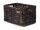 BASIL H.R.-Korb &quot;Noir L&quot;, Aus Kunststoff-Rattan, Tragegriffe, ge