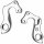 UNION Schaltauge SB-verpackt, inkl. Schrauben GH-220