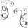 UNION Schaltauge SB-verpackt, inkl. Schrauben GH-224