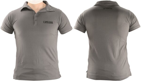 CAMELBAK T-Shirt &quot;Polo Shirt&quot;, Mit Logo auf der  Vorder- und R&uuml;c