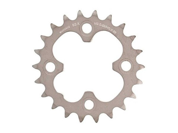 SHIMANO Kettenblatt "Deore", 9-fach, 4-Arm, 104/64mm Lochkreis, 