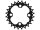 SHIMANO Kettenblatt "SLX" 4-Arm, für 10-fach, 64 m 24 Zähne (AE)