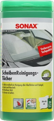 SONAX Scheibenreinigungstuch Feuchte Tüc 25 St. in Kunststoffbox