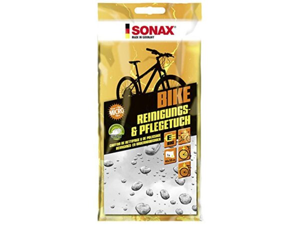 SONAX BIKE Reinigungs- und Pflegetuch, Hochwertige