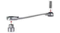 KS-TOOLS Steckschlüsselsatz 1/4", mit...
