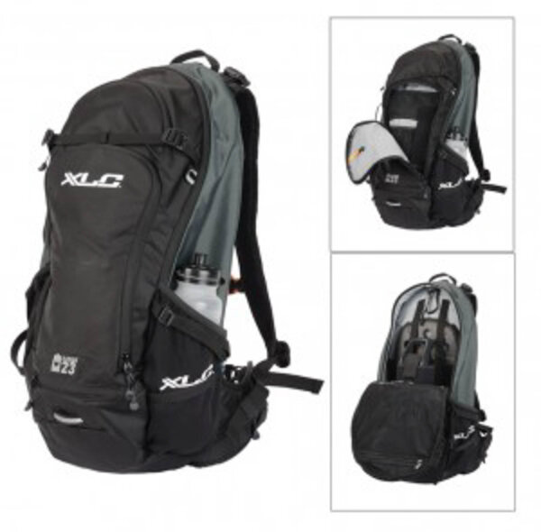 XLC E-Bike Rucksack BA-S82 schwarz/petrol-grau 23 ltr