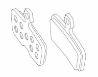 scheibenbremsbelag set avid code my 11 metall...