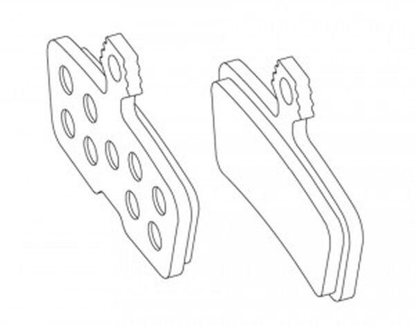 scheibenbremsbelag set avid code my 11 organisch/alu