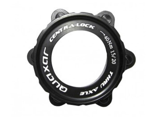 centerlock-adapter inkl. rockring, für 15/20 mm, schwarz