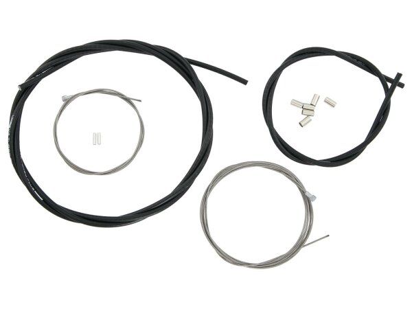 FASI Niro-Glide Renn-Bremsset &quot;Turbo Plus&quot; SB-verpackt , Salzresistent und schmutzabweisend, Komplettset f&uuml;r vorne und h