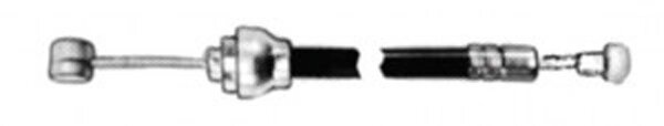 hr-bremszug mit aussenh&uuml;lle 1760/1600mm, mit quer-/birnennippel