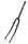 mtb-gabel 20&quot; schwarz 1&quot; 190mm/75 mm                             