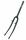mtb-gabel 26&quot; schwarz 1 1/8&quot; 190mm/65mm                              