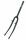 atb-gabel 28&quot; schwarz 1&quot; 185mm/70mm                              