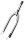 bmx-gabel 20&quot; chrom &oslash; 21,2 mm 190 mm, gew. 90 mm                      