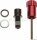 rebound adjuster knob/bolt kit aluminum 11.4310.645.000 red short