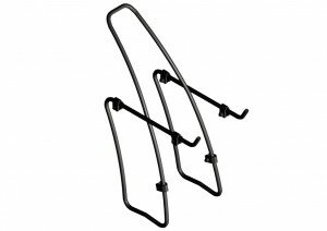 Gepäckträger Hebie Low Rider R schwarz, 26-28", Alu, 10mm