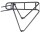 gepäckträger tubus vega evo schwarz, 26-28"