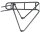 gepäckträger tubus vega evo schwarz, 26-28"