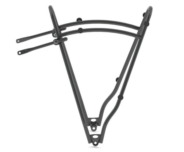 TUBUS H.R.-Gepäckträger "Minimal QL3" 26"-28", CrMo, V-Streben, mit Befestigungsmaterial für die Hinterbaustreben Mit Be