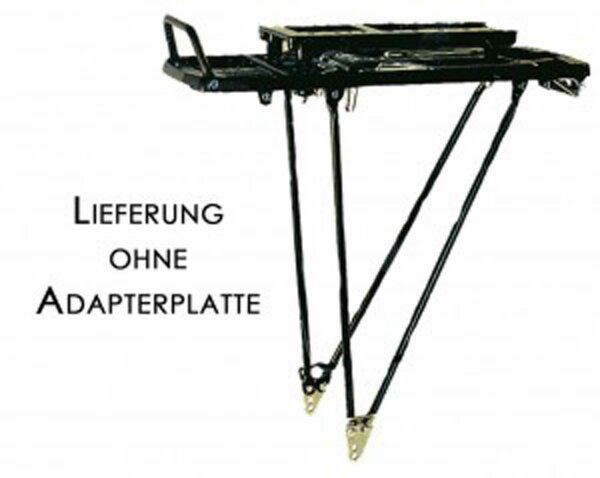 system-gepäckträger pletscher master 310/345mm, schwarz, 26-28",ohne zubehör 