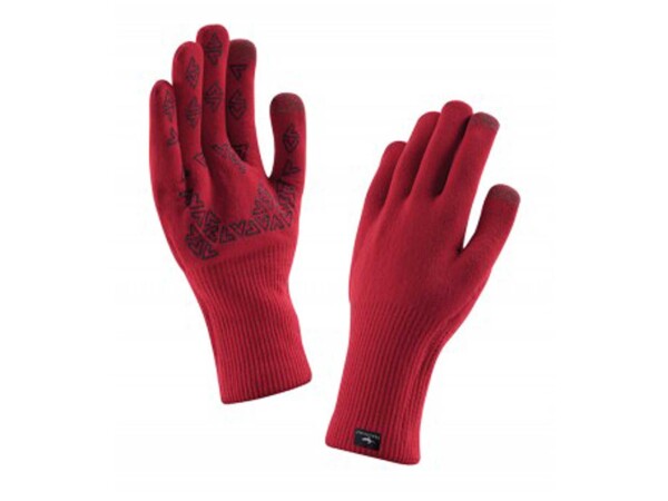 Handschuhe SealSkinz Ultra Grip Road rot Gr.XL (10)