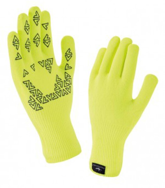 Handschuhe SealSkinz Ultra Grip Road neongelb Gr.S (7-8)