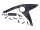 HORN Steckbrille SB-verpackt, 3-Punkt, für Erstmontage, schw