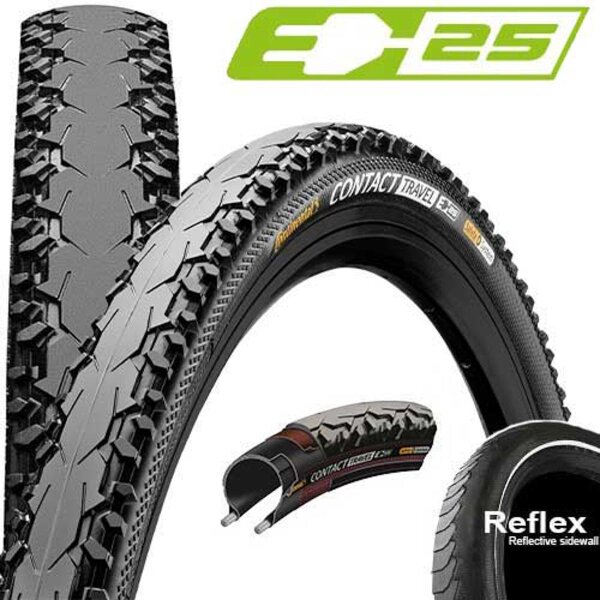 Conti Fahrrad Reifen Contact Travel Draht 28x1.60" 42-622 sz./Dura Skin Reflex 