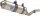 LEOVINCE Schalldämpfer "X3", Enduro, Aluminiu