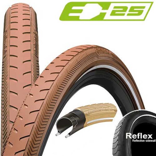 Reifen Conti Ride Classic Draht 28x1.60" 42-622 braun/braun Reflex      