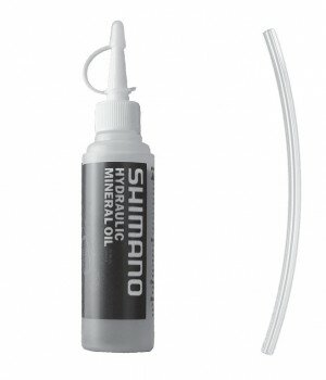 Mineralöl Shimano für Scheibenbremsen 50ml, mit Entlüftungsschlauch