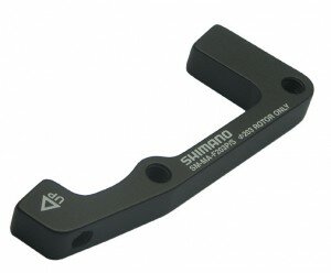 adapter shimano für pm-bremse/is-gabel vr, für 203mm, für brm966,765,585