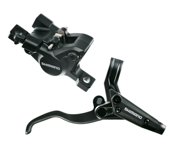 Scheibenbremse Shimano M 446 hydraulisch VR, schwarz, links, mit BL-M445, 1000mm