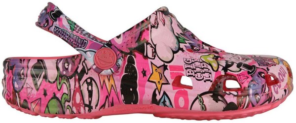 Clogs für Kinder COQUI BIG FROG Printed New rouge 28/29