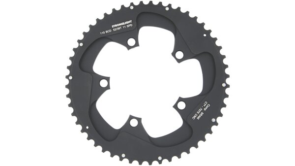STRONGLIGHT Kettenblatt "CT2" 5-Arm, für 11-fach,  52 Z., außen (