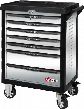 MEN@WORK Werkstattwagen "Pearl Line", 7 Schubfächer (5 