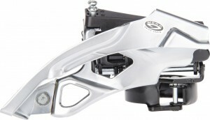 SHIMANO Umwerfer "Acera" FD-M 390 Mod. 12 Für 44/48 Z., Top Swing, Dual Pull Mit Multiclamp Schelle, 34,9 mm und Adapter