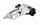 Umwerfer Shimano Deore XT Top Swing FD-M 770M6, Dual Pull, 3x9-fach, 31,8mm