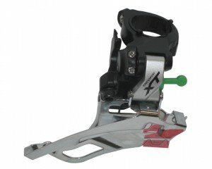 Umwerfer Shimano Deore XT Down Swing FD-T 781,Dual Pull, 63-66°,31,8mm,silber