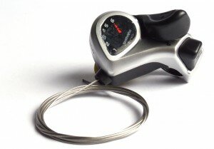 schalthebel shimano tourney sl-tx 50-r 6-fach, rechts, 2050mm, silber/schwarz