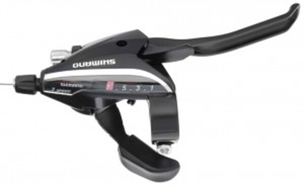 S+B-Hebel Shimano ST-EF 65 4-Finger 7-fach rechts,V u C-Brake,2050mm,schwarz