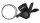 Schalthebel Shimano Deore SL-M 590 3-fach, links, 1800mm ,Rapidfire,schwarz