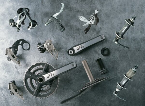 Schalthebel Shimano XTR SL-M 970 9-fach, rechts , silber