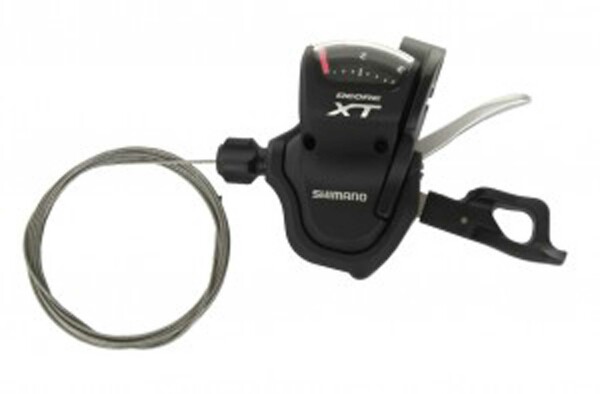Schalthebel Shimano Deore XT SL-T 780 3-fach, links , schwarz, 1800mm