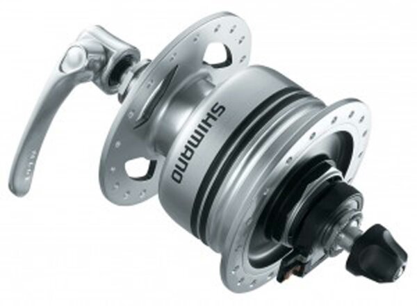 VR-Nabendynamo Shimano A-DH3N80  3W 100mm, 32 Loch, silber, SNSP