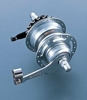 HR-Nabe Shimano Nexus K-SG-7 C Rücktritt 7-Gang, 127mm, 36 Loch, Stahl