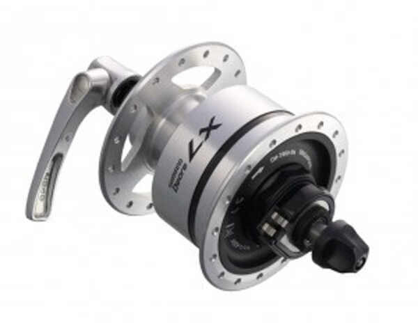 VR-Nabendynamo Shimano LX DH-T670-3N 100mm, 36 Loch, schwarz, SNSP