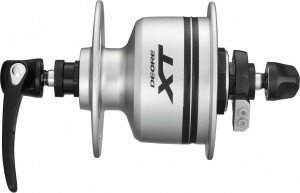 VR-Nabendynamo Shimano XT DHT780 100mm, 36 Loch, silber, SNSP
