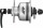 VR-Nabendynamo Shimano XT DHT780 100mm, 36 Loch, silber, SNSP